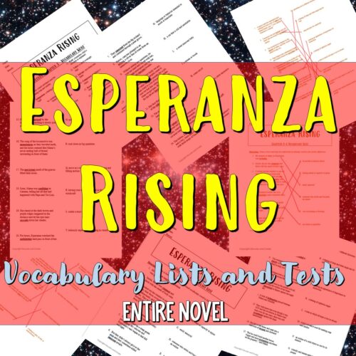 Esperanza Rising -- Vocabulary Lists and Quizzes's featured image