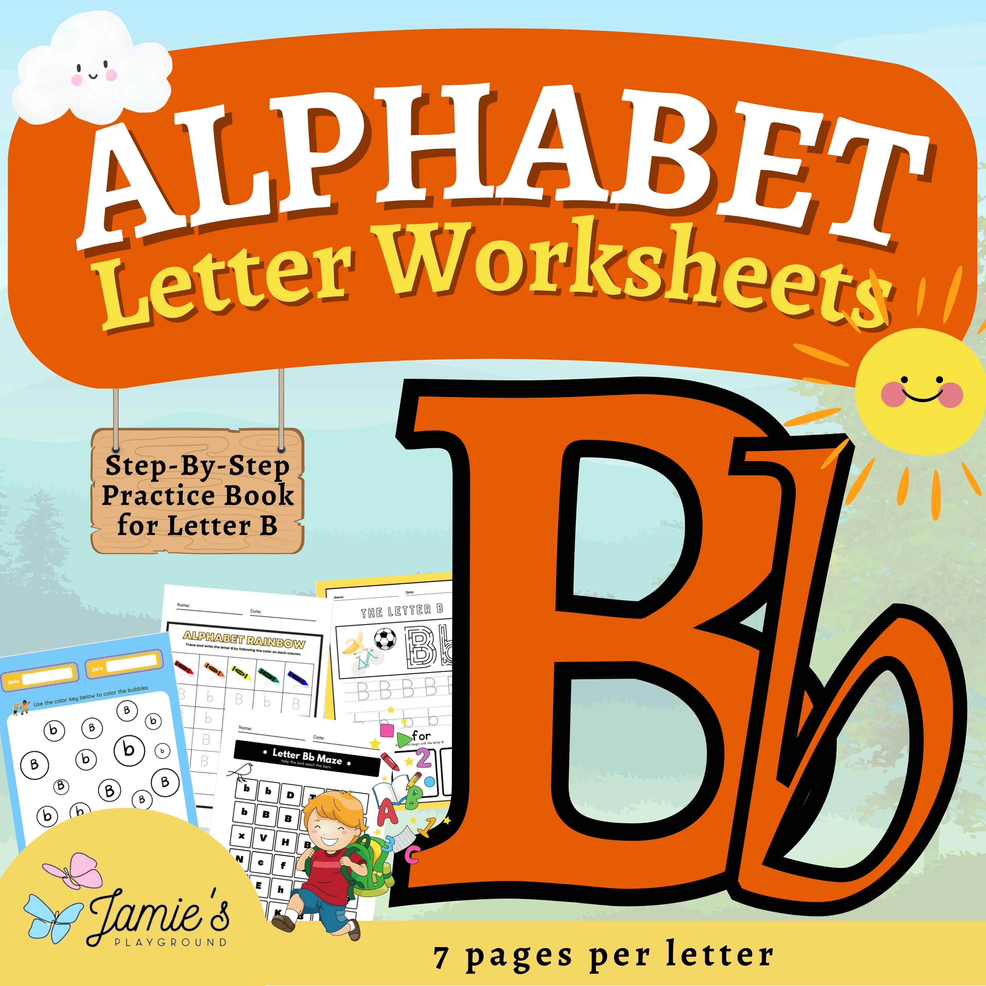 FREE* Letter B Review Worksheet