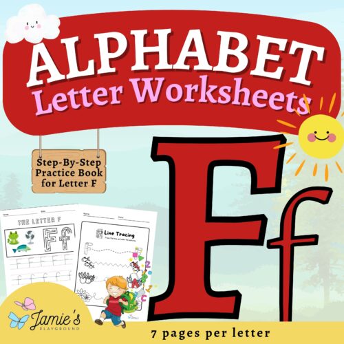 Alphabet Tracing & Writing Activity | Handwriting Practice Worksheet - Letter F's featured image