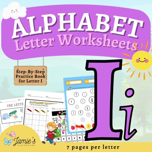 Alphabet Tracing & Writing Activity | Handwriting Practice Worksheet - Letter I's featured image