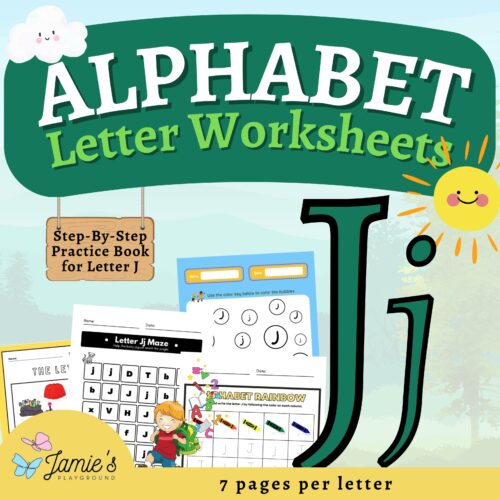 Alphabet Tracing & Writing Activity | Handwriting Practice Worksheet - Letter J's featured image