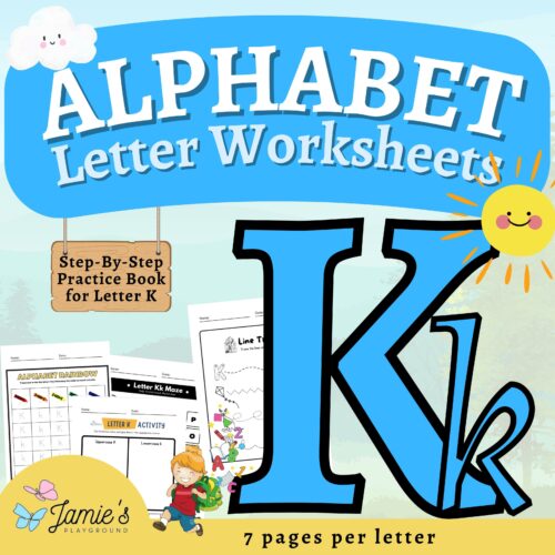 Alphabet Tracing & Writing Activity | Handwriting Practice Worksheet - Letter K's featured image