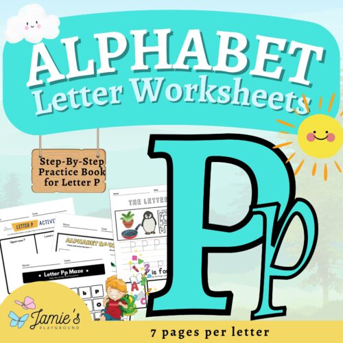 Alphabet Tracing & Writing Activity | Handwriting Practice Worksheet - Letter P's featured image