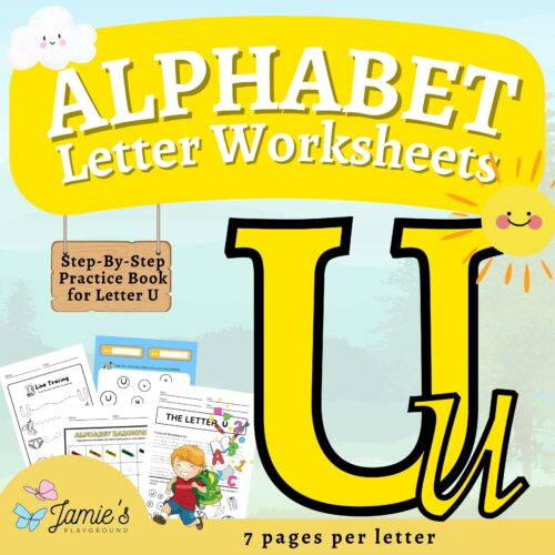 Alphabet Tracing & Writing Activity | Handwriting Practice Worksheet - Letter U's featured image