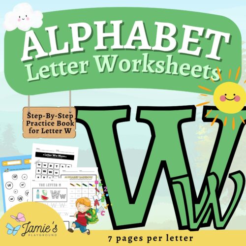 Alphabet Tracing & Writing Activity | Handwriting Practice Worksheet - Letter W's featured image
