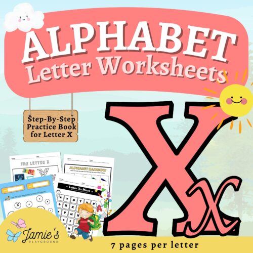 Alphabet Tracing & Writing Activity | Handwriting Practice Worksheet - Letter X's featured image