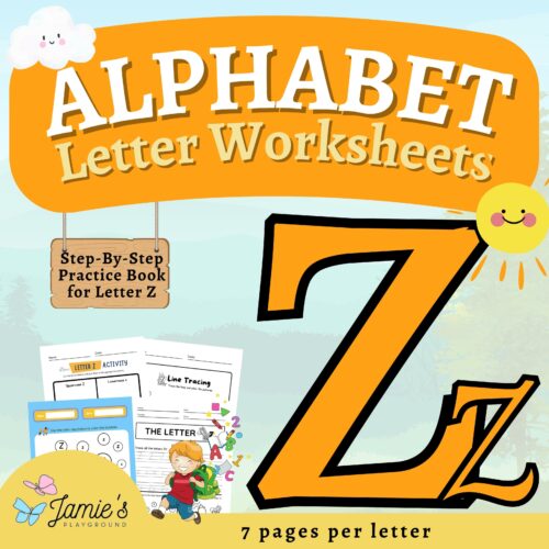Alphabet Tracing & Writing Activity | Handwriting Practice Worksheet - Letter Z's featured image