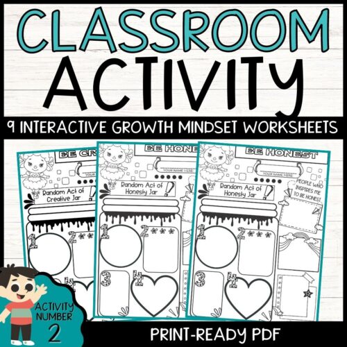Growth Mindset Writing Activity 2 - Writing Prompts & Reflection Journal's featured image