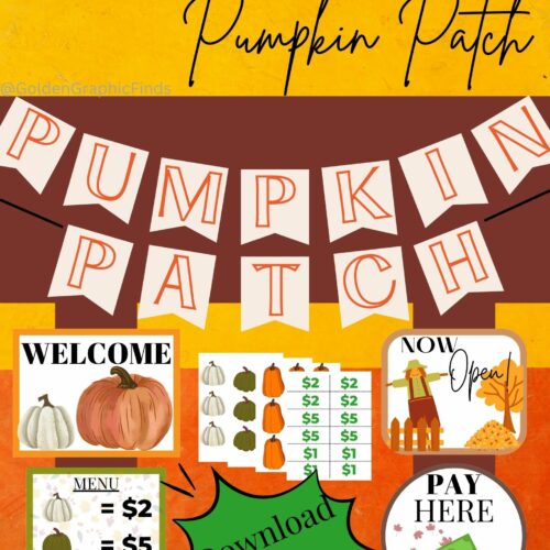 Pumpkin Patch Dramatic Play Signs, Accessories, Banners's featured image