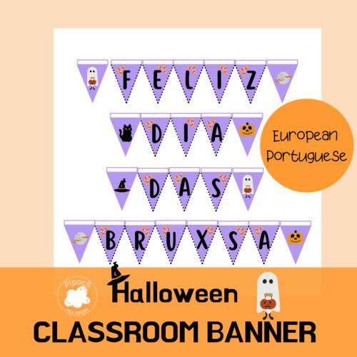 Halloween Banner, Halloween Decoration, Classroom Decor, Purple's featured image