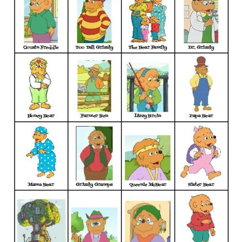 Berenstain Bears Character Bingo Classful 6855