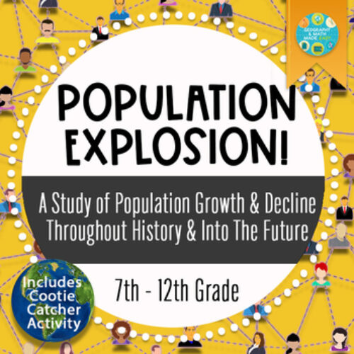 GEOGRAPHY: POPULATION EXPLOSION! A STUDY OF POPULATION GROWTH & DECLINE's featured image