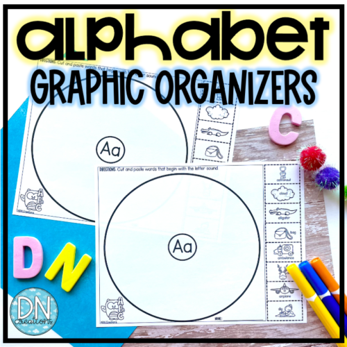 Alphabet Graphic Organizer l Alphabet Cut and Paste l Alphabet worksheets l Letter of the Day l Alphabet Printables's featured image