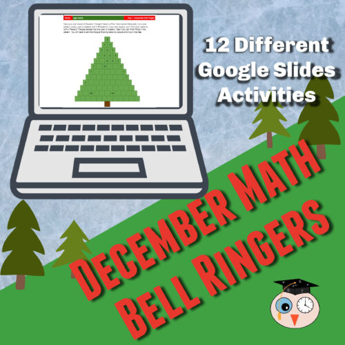 December Math Bell Ringers for Secondary's featured image