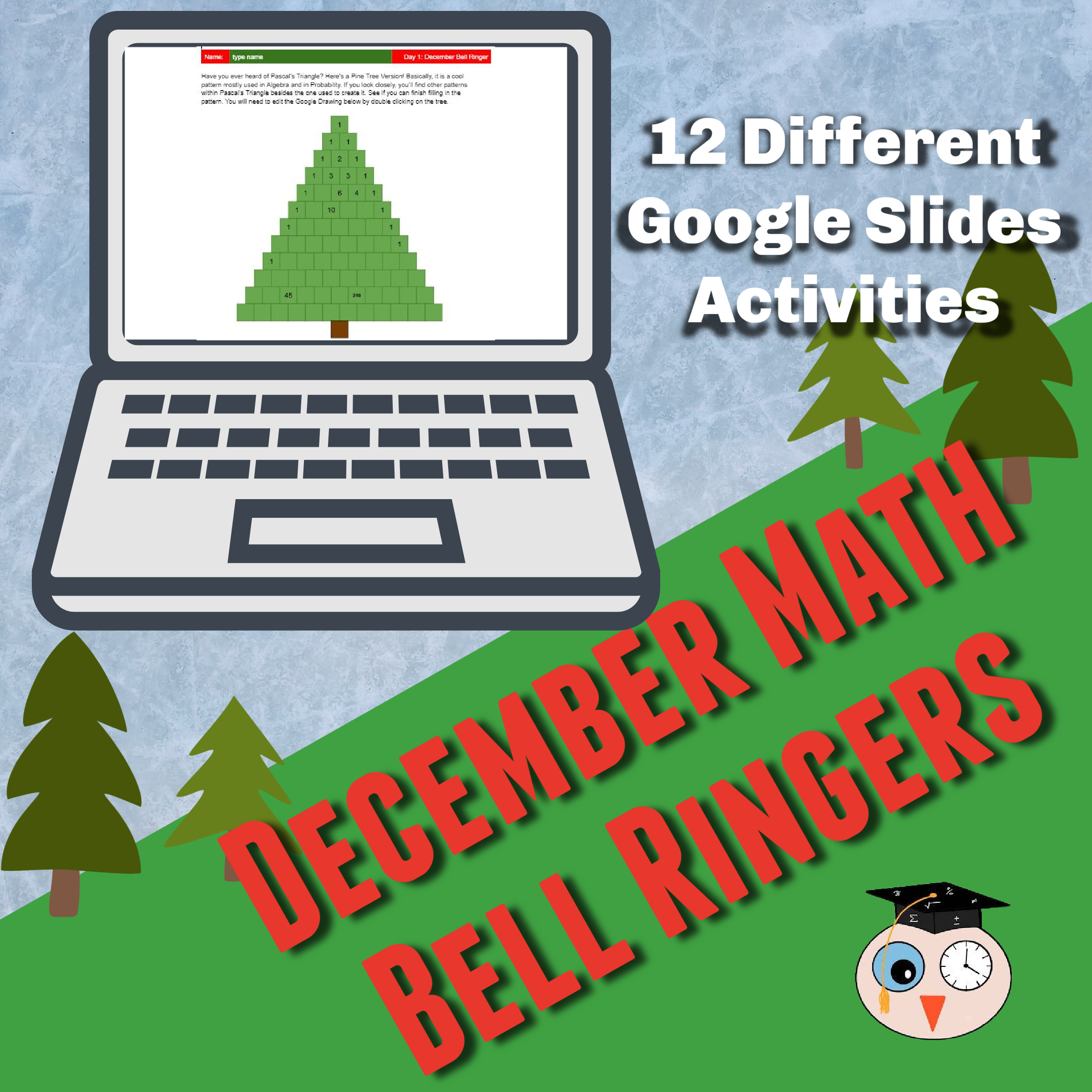 December Math Bell Ringers for Secondary
