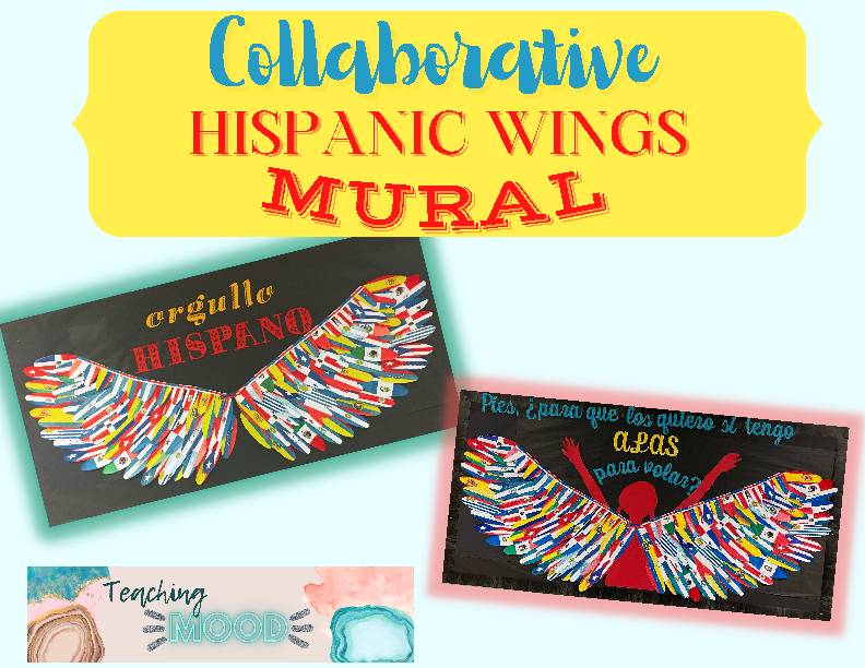 Hispanic Heritage Month - Collaborative Wings Mural