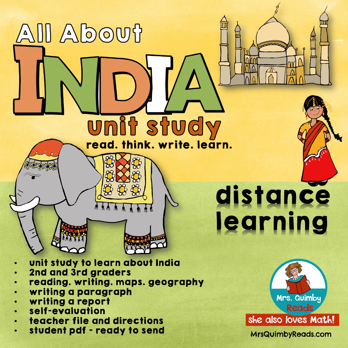 India | Unit of Study | Social Studies | Read & Write