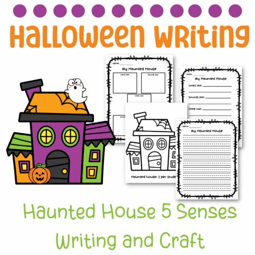 Halloween Writing Craft: Haunted House 5 Senses Writing Project's featured image