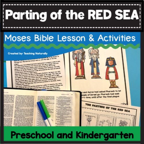 Moses and the Parting of the Red Sea Bible Lesson Preschool ...