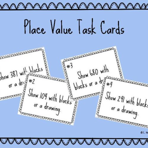 Place Value Task Cards's featured image