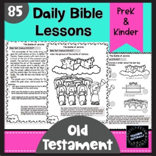 85 Old Testament Daily Bible Curriculum (Preschool & Kindergarten)'s featured image