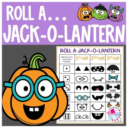 Halloween Roll and Color Halloween Games Halloween Roll and Cover Halloween Roll and Build Halloween Math Games's featured image
