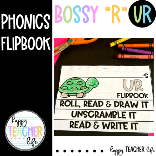 R-Controlled Phonics Activity with Bossy R Flipbook's featured image
