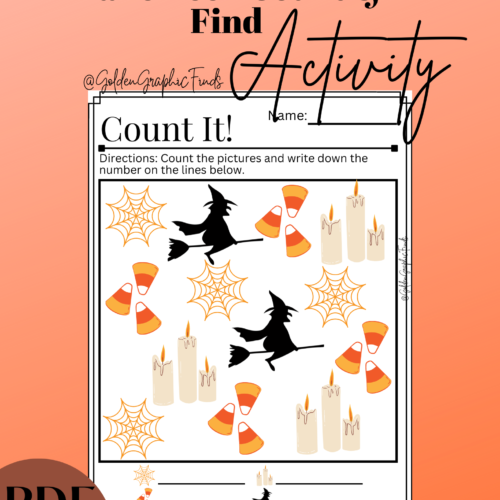 Halloween Count & Find Worksheet Activity's featured image
