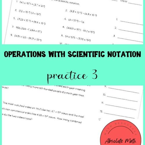 Operations with Scientific Notation Practice 3's featured image