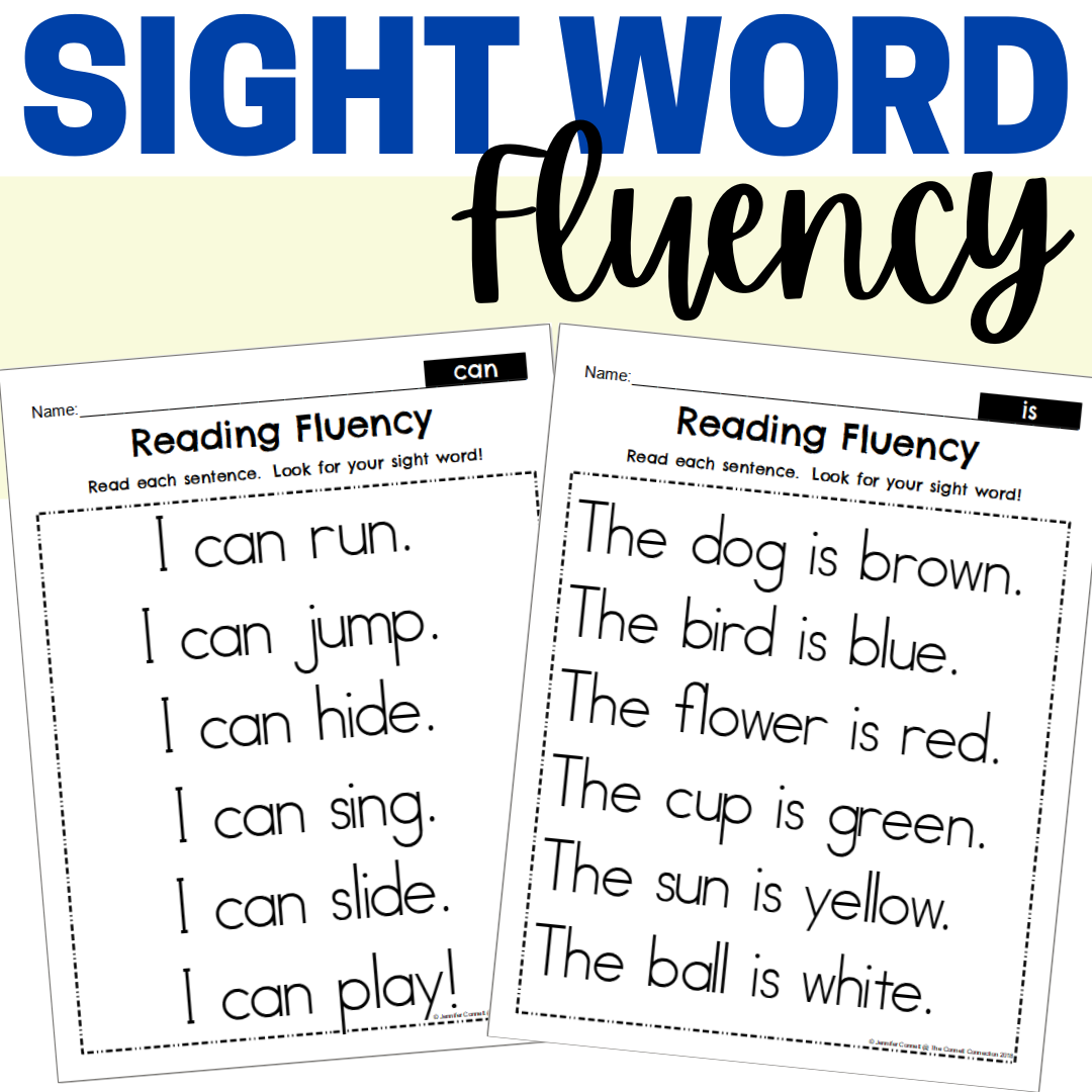 Fry 1-100 Sight Word Fluency Passages - No Prep Sight Word Stories ...