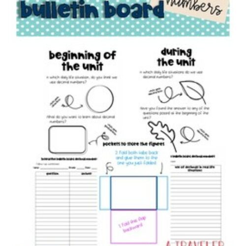 Interactive Bulletin Board Decimal Numbers Introductory Activity's featured image