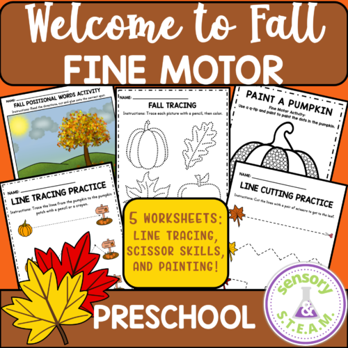FALL Season Themed Fine Motor Activities for Preschool and Toddlers's featured image