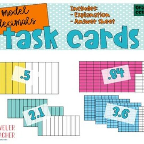 Model decimals explanation and task Cards's featured image