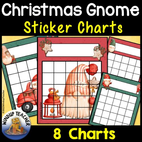 Christmas Gnome Sticker Charts's featured image