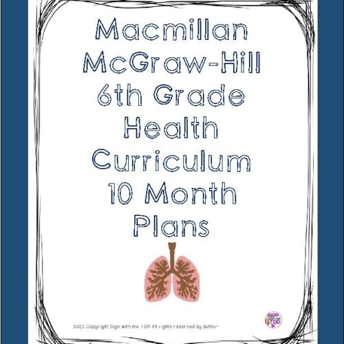 NYS 6th Grade Adapted Health Curriculum - 10 Months's featured image