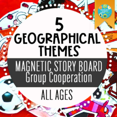 5 Geographical Themes Magnetic Story Board_Middle School Cooperative Activity's featured image