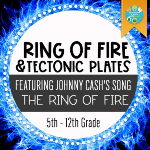 NEW! Geography & Science: Ring of Fire & Tectonic Plates (Using 