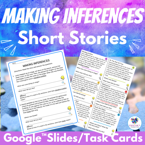 Making Inferences Short Stories 3rd to 5th Gr Speech Therapy Google™ Slides's featured image