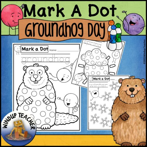 Groundhog Day Bingo Dot Dauber Worksheets - Do-A-Dot Marker Printable Activity's featured image