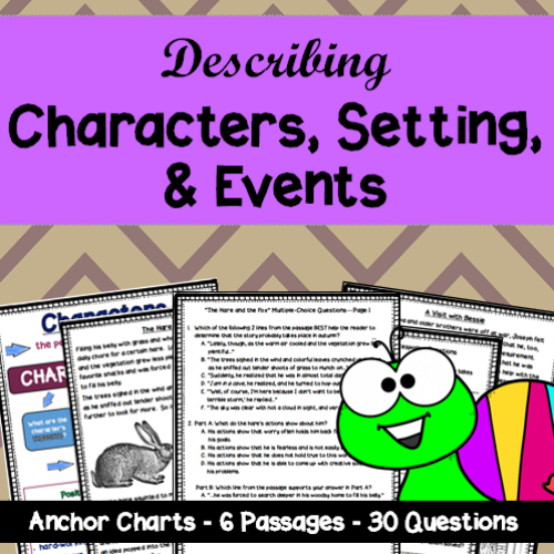 Characters, Setting, and Events: 6 Passages & 30 Multiple-Choice Questions's featured image