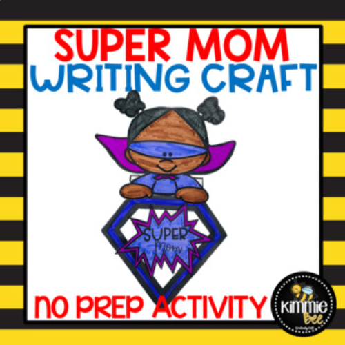 Super Mom Mother's Day Craft Activity's featured image