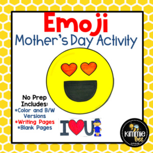 Mother's Day Emoji Writing Activity's featured image