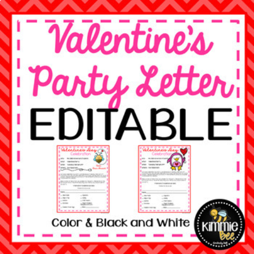 Editable Valentine's Day Party Letter's featured image