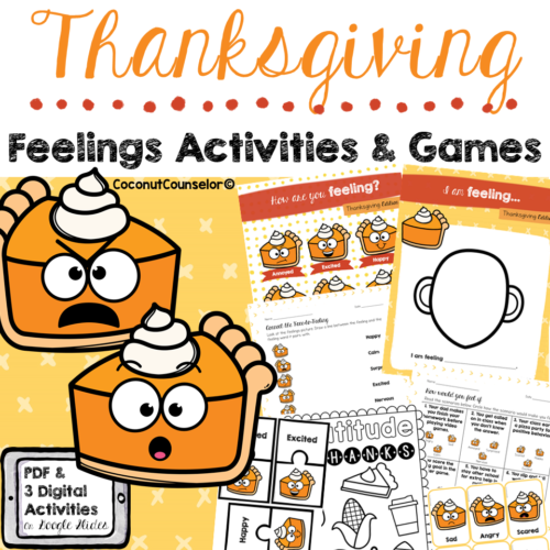 Thanksgiving Emotions Activities, Games, and Worksheets's featured image