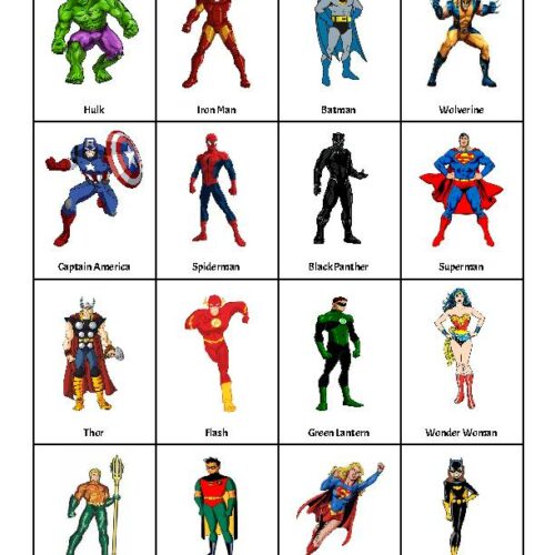 Superhero Bingo's featured image