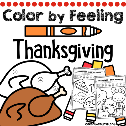 Thanksgiving Color by Feeling Worksheets's featured image
