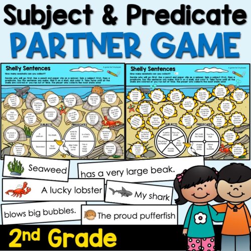 Subject and Predicate Game : 2nd Grade's featured image