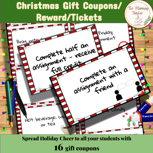 Christmas Gift Coupons/ Reward Tickets's featured image