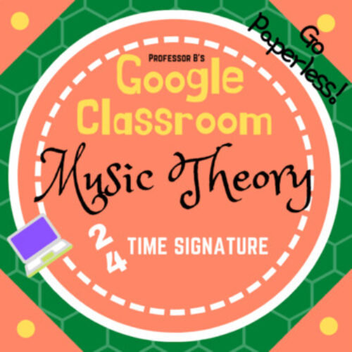 Google Classroom DIGITAL Lesson 13: 2/4 Time Signature - Self-Grading's featured image