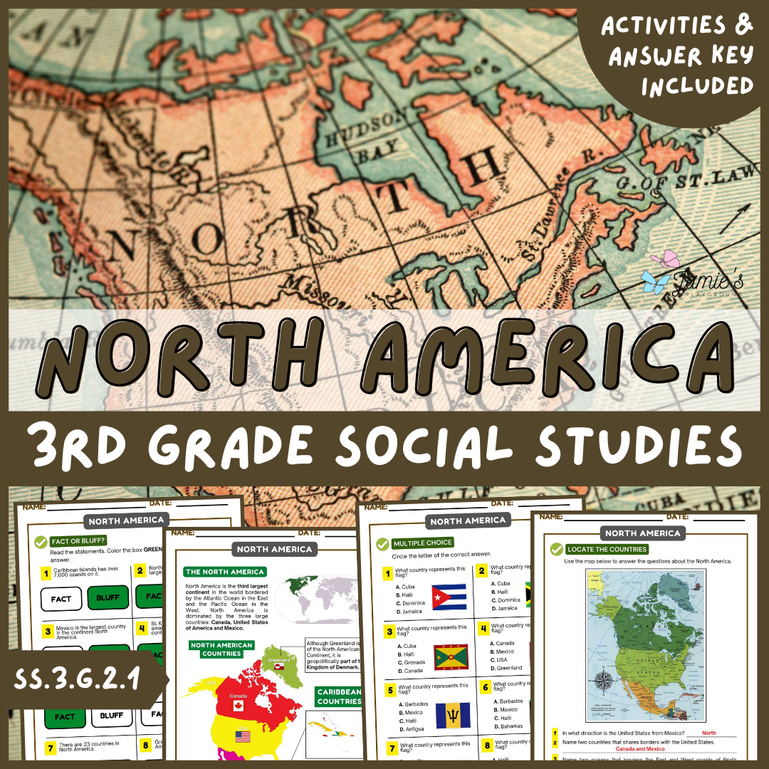 north-america-map-activity-answer-key-3rd-grade-social-studies-classful